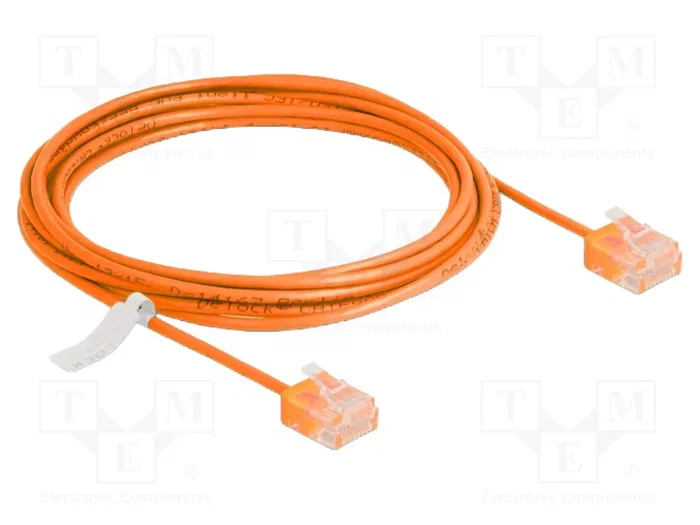 DELOCK Câble Ethernet Patch Cord Cat 6 RJ45 3m Orange DELOCK Câble Ethernet Patch Cord Cat 6 RJ45 3m Orange