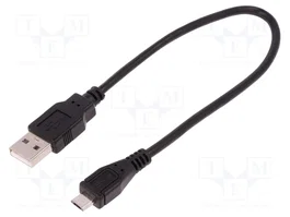 QOLTEC Câble USB 2.0 de 0,25m USB A vers Micro USB B