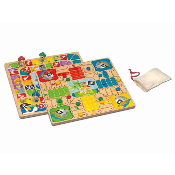 Cayro Jeu Parchís-Oca Pirates en bois 29x29 cm Cayro Jeu Parchís-Oca Pirates en bois 29x29 cm