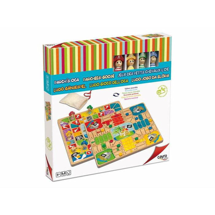 Cayro Jeu Parchís-Oca Pirates en bois 29x29 cm Cayro Jeu Parchís-Oca Pirates en bois 29x29 cm