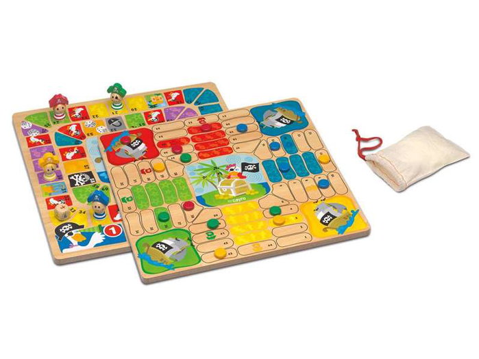 Cayro Jeu Parchís-Oca Pirates en bois 29x29 cm Cayro Jeu Parchís-Oca Pirates en bois 29x29 cm