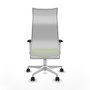 Piqueras y Crespo Albacete Chaise de Bureau Pistache et Blanc
