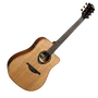 LAG Guitare Folk Électroacoustique Dreadnought Cutaway Blue Wave Table Cèdre Rouge Massif Palissandre Santos 6 Cordes