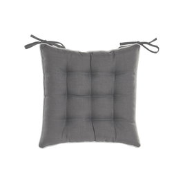 Coussin Home ESPRIT Blanc Gris clair Jardin 40 x 40 x 5 cm