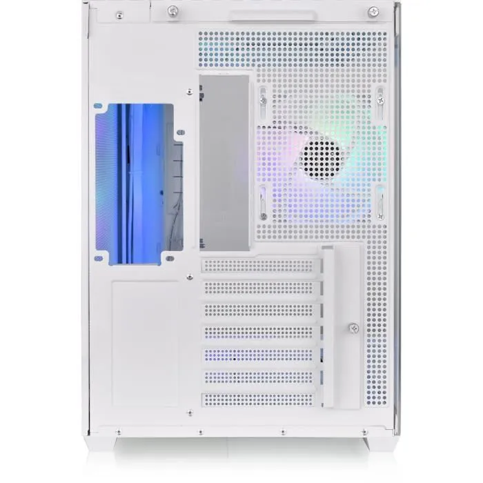 Thermaltake Boîtier PC View 380 TG ARGB Snow - Moyen tour ATX - Verre trempé blanc - 4 ventilateurs 120 mm ARGB - USB-C et USB 3.0