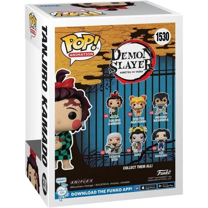 Funko POP! Tanjiro Kamado No. 1530 - Figurine Vinyle Demon Slayer - 10 cm