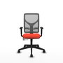 PIQUERAS Y CRESPO Chaise Motilla Synchrone/Traslack Orange foncé/Gris