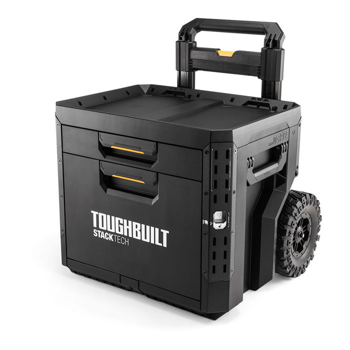 Toughbuilt Boîte à outils Stacktech avec 2 tiroirs et roues