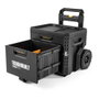 Toughbuilt Boîte à outils Stacktech avec 2 tiroirs et roues