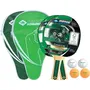 Schildkröt Set de Tennis de Table CHAMPS Line 400 FSC - 2 Raquettes ITTF, 4 Balles et Étuis, Revêtement 1.5 mm, Pour Débutants et Scolaire