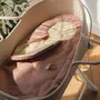Domiva Nid d'ange bébé réversible uni et motif Safari Rose Blush 0-3 mois en 100% coton et velours côtelé, pour maison et sorties