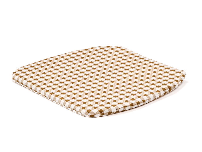 GIFTDECOR Cojin Silla Cuadros Marron Blanco GIFTDECOR Cojin Silla Cuadros Marron Blanco