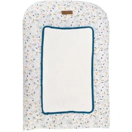 DOMIVA - Matelas à langer Au Fil de l'Eau 50x75 cm pour bébé - Décoration chambre avec personnages animaux et motifs vintage
