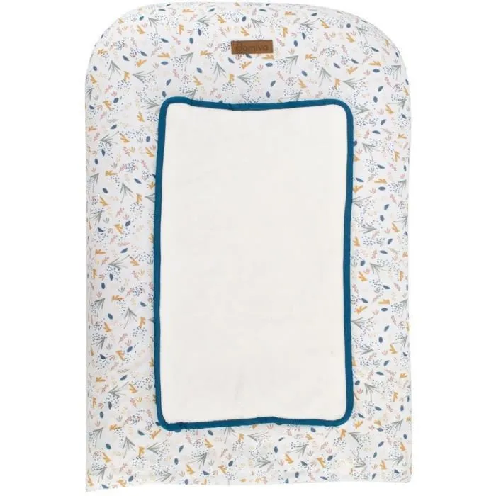 DOMIVA - Matelas à langer Au Fil de l'Eau 50x75 cm pour bébé - Décoration chambre avec personnages animaux et motifs vintage DOMIVA - Matelas à langer Au Fil de l'Eau 50x75 cm pour bébé - Décoration chambre avec personnages animaux et motifs vintage