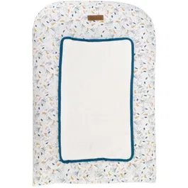 DOMIVA - Matelas à langer Au Fil de l'Eau 50x75 cm pour bébé - Décoration chambre avec personnages animaux et motifs vintage