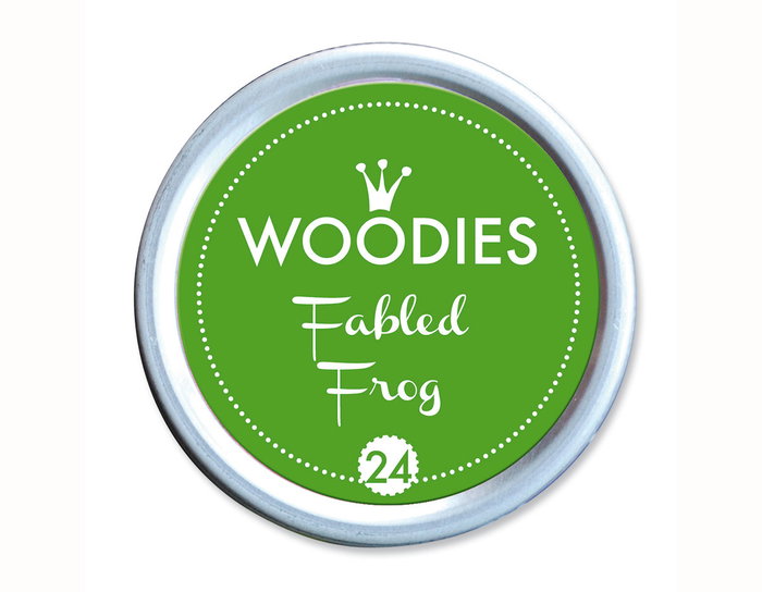 Woodies Almohadilla de tinta Fabled Frog 38x22mm Woodies Almohadilla de tinta Fabled Frog 38x22mm