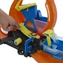 Hot Wheels Mega Station Lavage avec Looping et Changement de Couleur