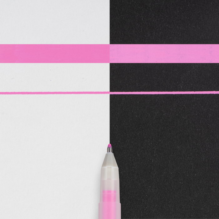 Sakura Gelly Roll Moonlight 10 stylo gel rose fluorescent