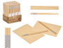 Kinvara Set Sushi 4 Baguettes et 2 Nattes en Bambou 4,5x24x2,5 cm (Set de 48)