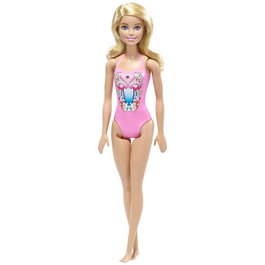 Barbie - Poupée Playa Dwj99 - Tenue de Bain - Mode Plage