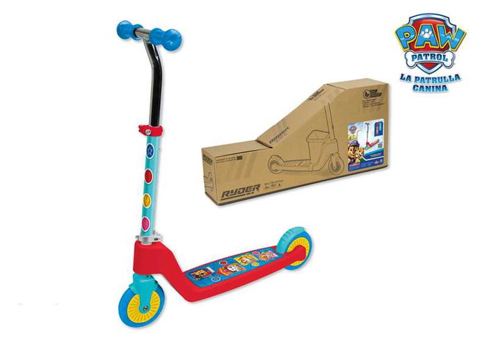 JugaToys Patinete à 2 roues pliable Paw Patrol