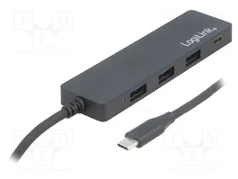 LOGILINK Hub USB 3.0 avec 3 ports USB-A et 1 port USB-C