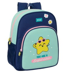SAFTA Mochila Estrella Mr. Wonderful 38cm adaptable