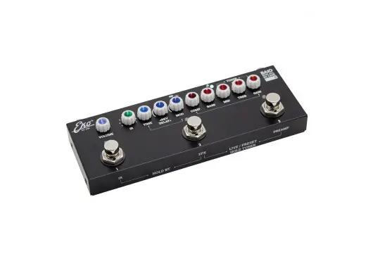 EKO Baio Multi Efect - Boîte Tout-en-Un pour Basse avec 8 amplificateurs IR, compresseur, Bluetooth, USB