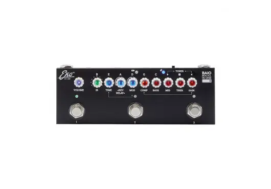 EKO Baio Multi Efect - Boîte Tout-en-Un pour Basse avec 8 amplificateurs IR, compresseur, Bluetooth, USB