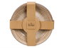 Vessia Assiette crepe rayures marron 20 cm (Set de 24)