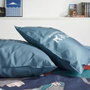Today Parure de lit Java Bleu Imprimé Japan 240x220 cm