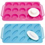 Lily Cook Moule à tartelettes en silicone avec coupe-pâte, 15 cavités