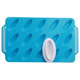 Lily Cook Moule à tartelettes en silicone avec coupe-pâte, 15 cavités