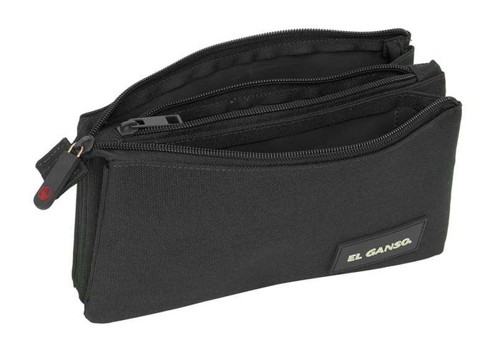 El Ganso Basics Portatodo triple noir 22x12x3 cm - Porte-tout de voyage ou de toilette pour enfant