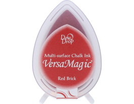Tsukineko VERSAMAGIC Tampon encreur Rouge brique effet craie 32x50mm
