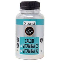 DRASANVI SPORT LIVE CALCIO VITAMINA D3+K2 90 comprimés