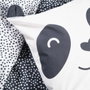 Today Parure de lit FUNNY2.8 Blanc et noir 140x200 cm, 1 personne