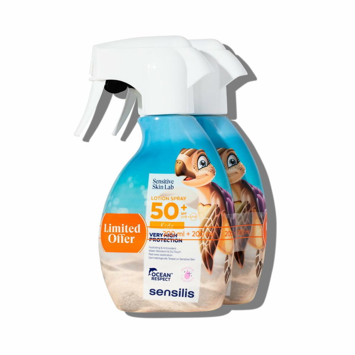 Sensilis Lotion spray PÉDIATRIE SPF50+ pack 2 x 200 ml