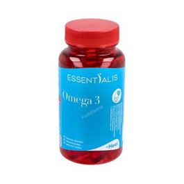 Heel Essentialis Omega 3 - 60 Capsules Molles - Complément Alimentaire à Base d'Acides Gras Oméga-3 (EPA et DHA) et Vitamine E - Sans Gluten et Sans Lactose