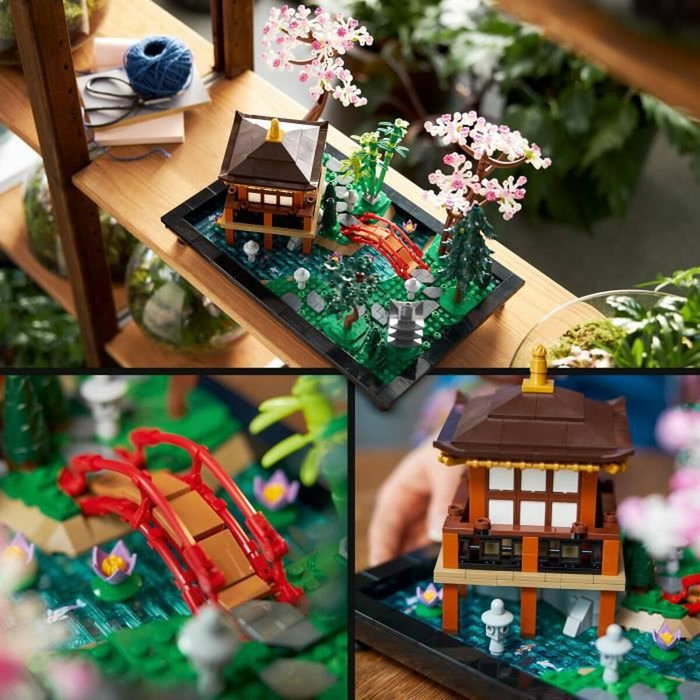 Lego Icons 10315 Le Jardin Paisible, Kit de Jardinage Botanique Zen