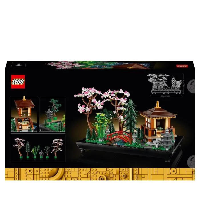 Lego Icons 10315 Le Jardin Paisible, Kit de Jardinage Botanique Zen pour Adultes