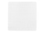 BERILO Tapis de bain antidérapant à carreaux blanc