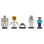Bizak - Pack de 5 figurines Minecraft surprise - 5 cm - Modèles assortis - Version espagnole