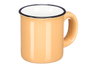 VESSIA Tasse à Café 90ml, Anse, Bord Noir, Couleurs Claires, Céramique, 9x7x6cm (Set de 48)