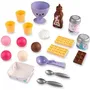 Smoby - Gabby et la Maison Magique - Marchande de glaces avec 20 accessoires - Machine à glaces et gaufrier - Jeu d'imitation pour enfant dès 3 ans - Fabriqué en France