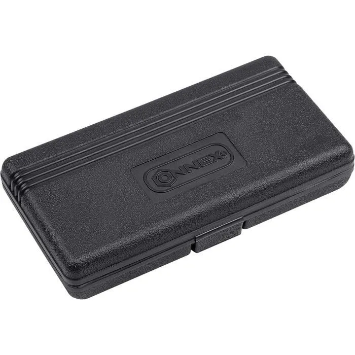 Connex Coffret de clés et douilles 52 pièces en chrome-vanadium pour bricolage, atelier et garage - Cliquet réversible 72 dents avec déblocage rapide