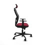 Chaise de Bureau Piqueras y Crespo 1D036N2 Bordeaux