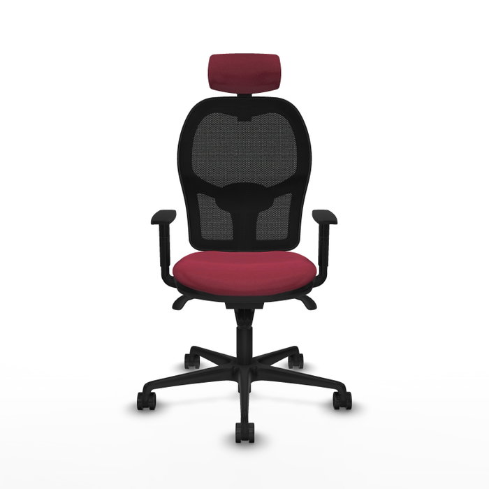 Chaise de Bureau Piqueras y Crespo 1D036N2 Bordeaux