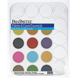 Panpastel Palette Plateau avec Couvercle (20 Couleurs)