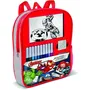 Multiprint 24873 - Sac à Dos Créatif Garni avec 4 Tampons Avengers, Feutres, Stickers et Livre d'Activités - Loisir Enfant à Partir de 3 Ans